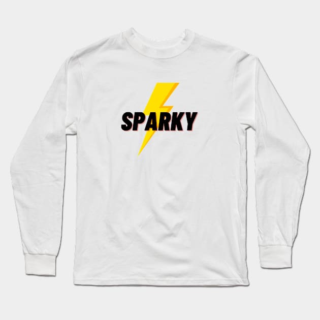 Sparky - Electrician Long Sleeve T-Shirt by cheesefries